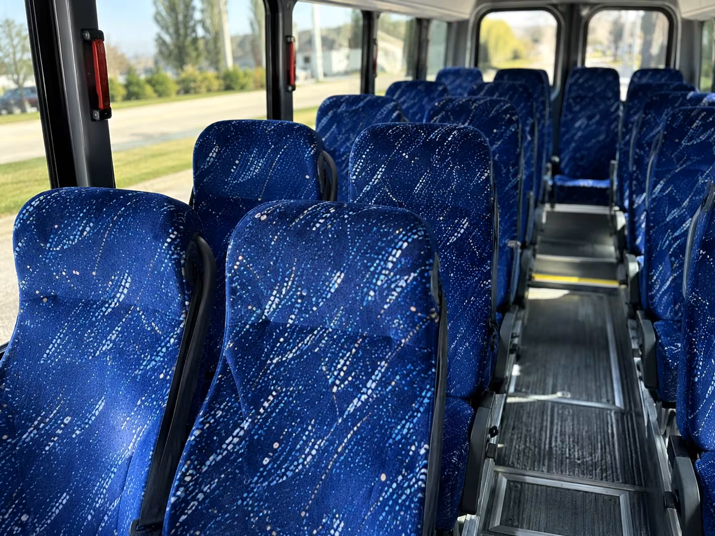 15 passenger minibus inside