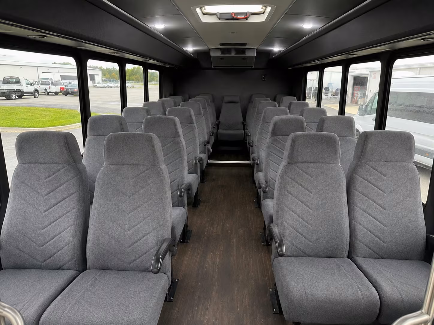 18 passenger minibus interior