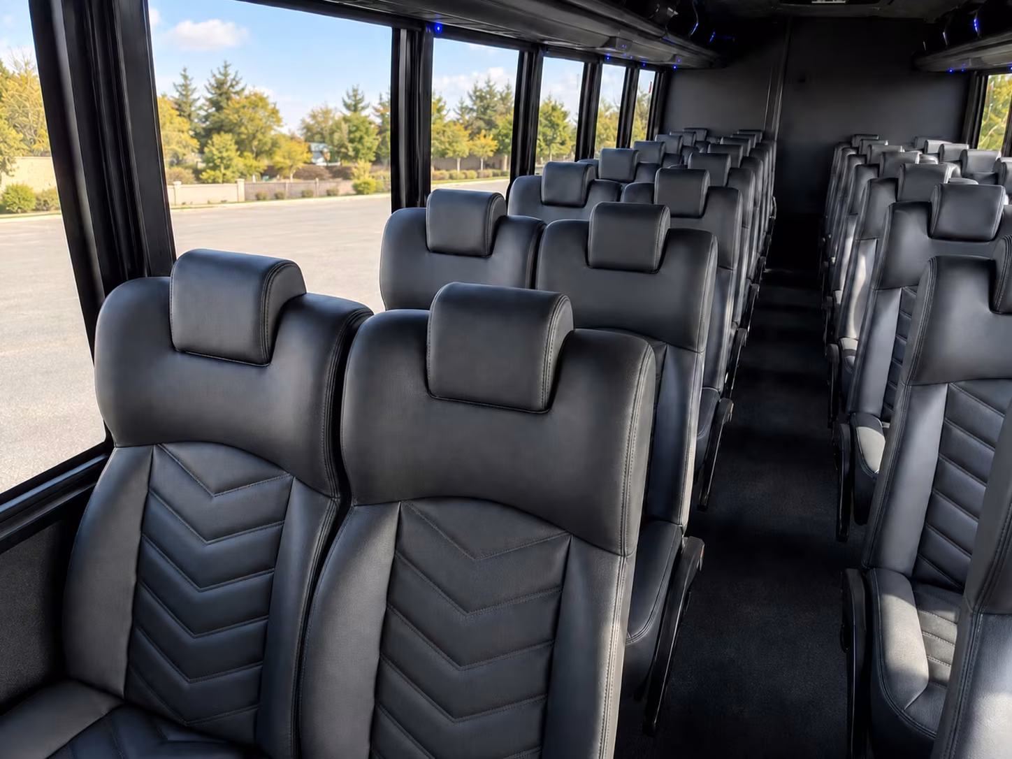 20 passenger minibus inside