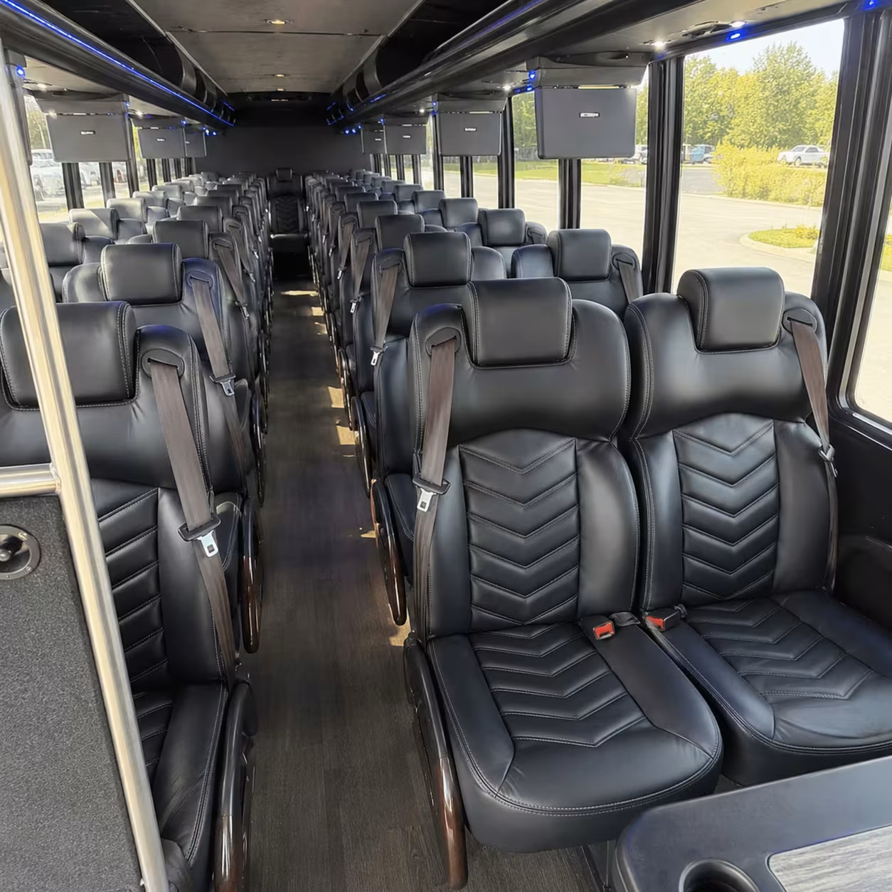 30 passenger minibus interior