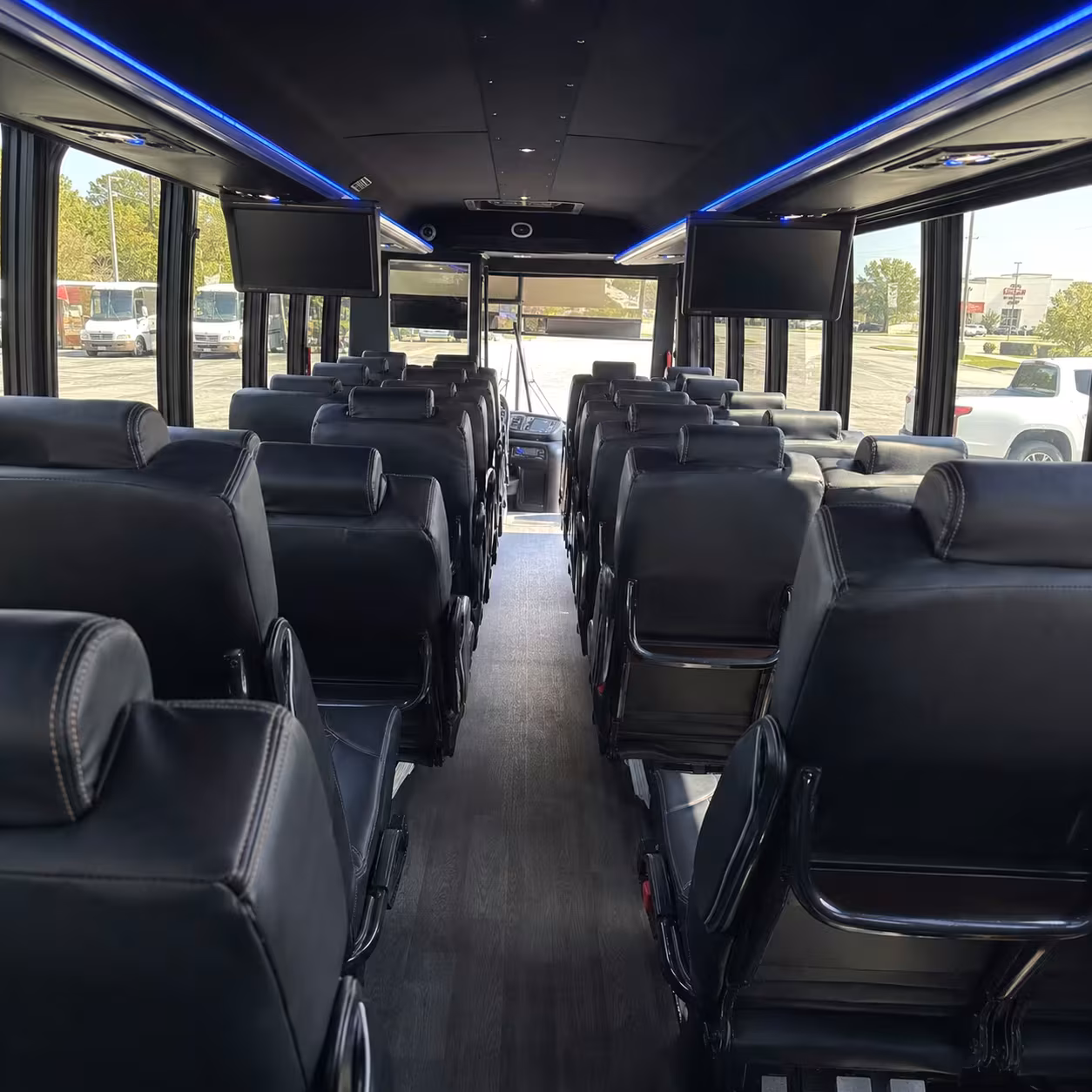 35 passenger minibus inside
