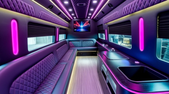 san jose party bus rental inside