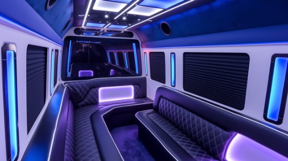 san jose sprinter limo rental inside